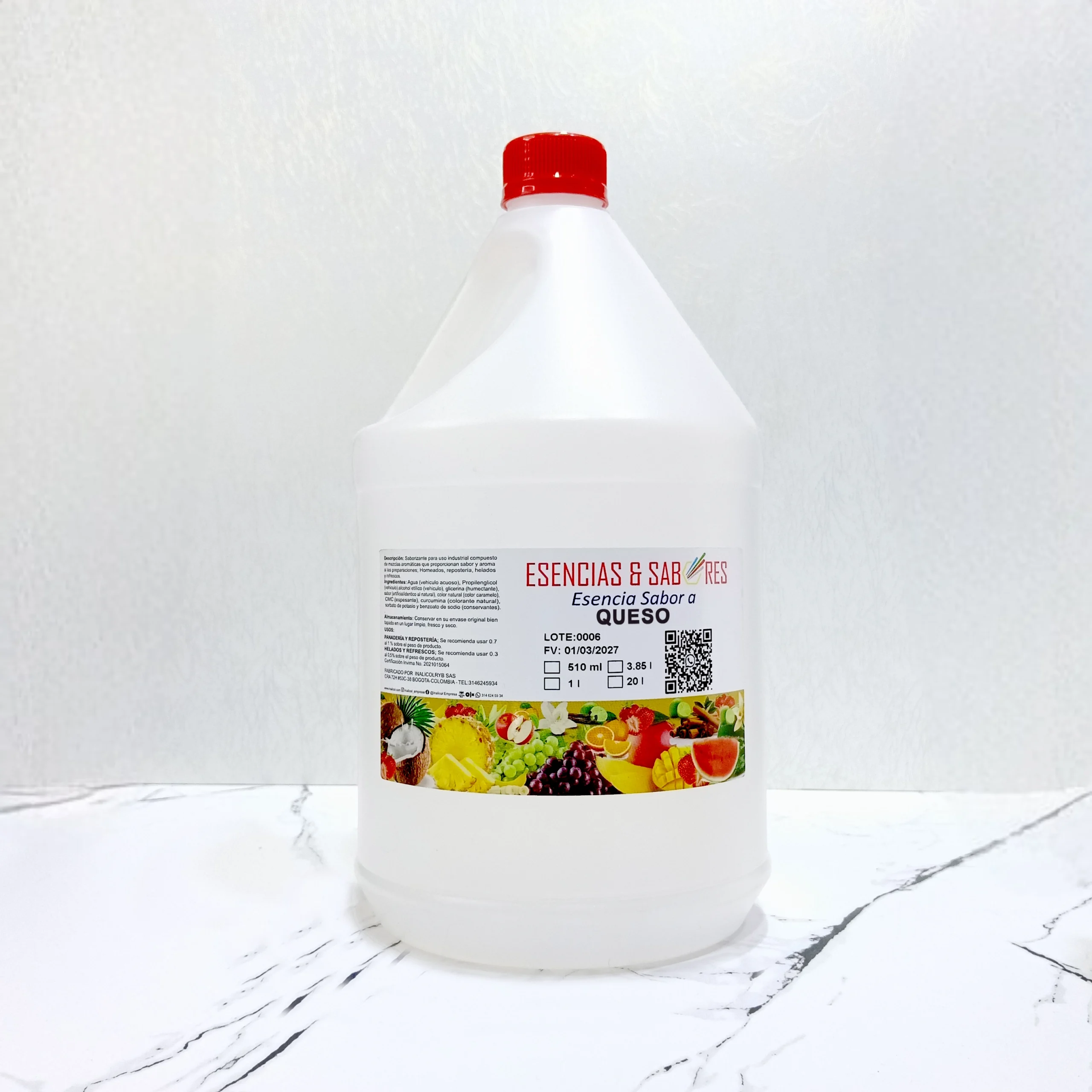 Esencia Sabor Queso Galon 3.85 L